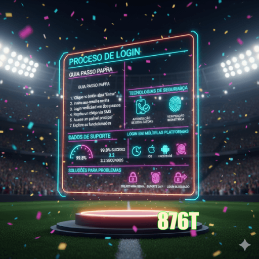 Interface principal de login da 876T