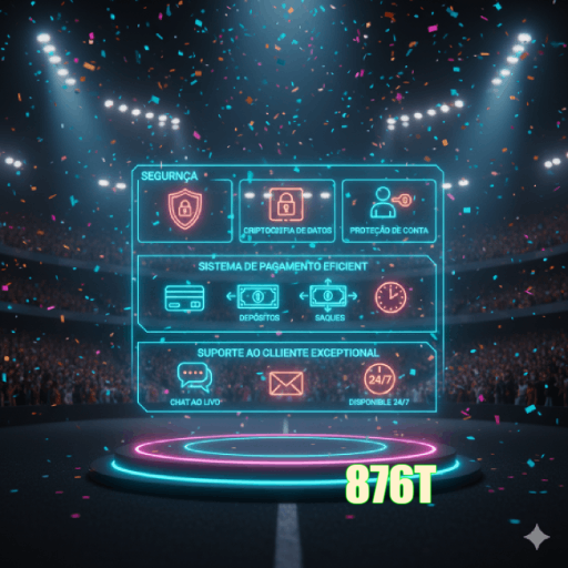 876T — Plataforma segura, prática e emocionante